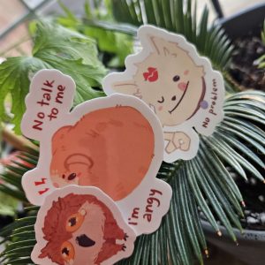 BG3 Pets stickers | dnd stickers laminated die cut waterproof