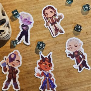 BG3 stickers additional characters stickers