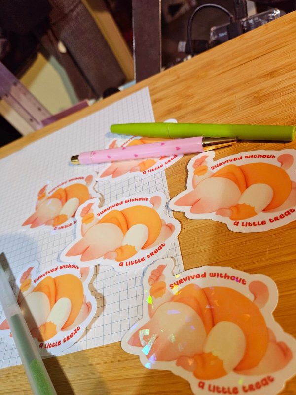 Survived Sticker - Laminated and Adorable Die Cut for Water Bottle or Laptop