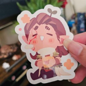 Cute Halsin Bg3 die cut sticker Laminated perfect for planners and waterbottles