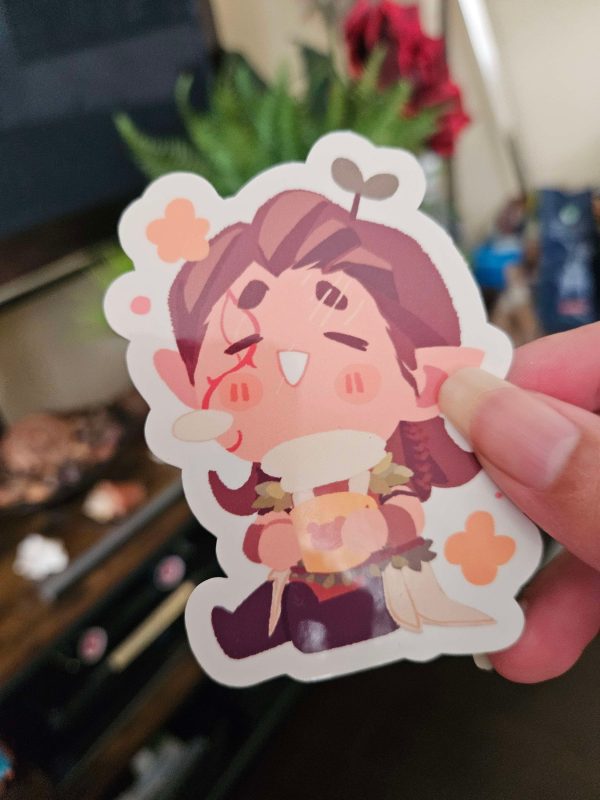 Cute Halsin Bg3 die cut sticker Laminated perfect for planners and waterbottles
