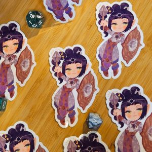 Baldur's gate 3 companion stickers |BG3 RPG|laminated stickers for planner and waterbottles